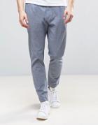 Selected Homme Chino In Stretch Tapered Fit With Pleats - Cream