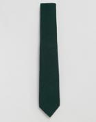 Feraud Tie Textured Wool Mix In Khaki - Green