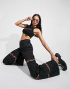 Asos Design Organic Cotton Blend Low Rise 'relaxed' Dad Jeans In Chocolate Tie Dye-multi