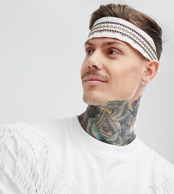 Reclaimed Vintage Inspired Patterned Headband Exclusive To Asos - Multi