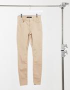 Vero Moda Skinny Jeans In Brown