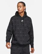 Nike Branded Aop Pack All Over Logo Hoodie In Black/multi