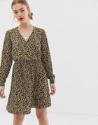 Only Wrap Floral Dress - Navy