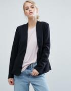 Storm & Marie Nanna High Collar Blazer Jacket - Black