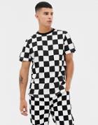 Another Influence Checkerboard T-shirt - White