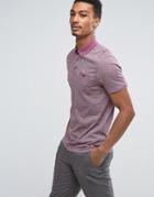 Ted Baker Polo In Print - Purple