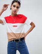 Na-kd Color Block Logo T-shirt - Multi