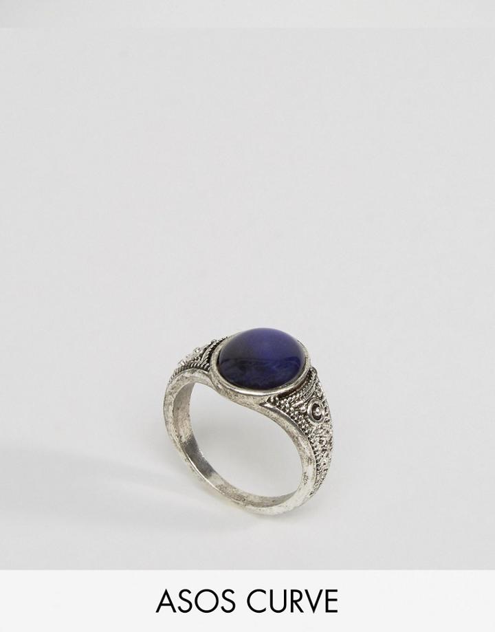 Asos Curve Mood Stone Ring - Multi