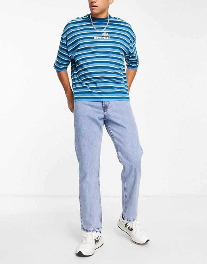 Only & Sons Edge Loose Fit Jeans In Blue