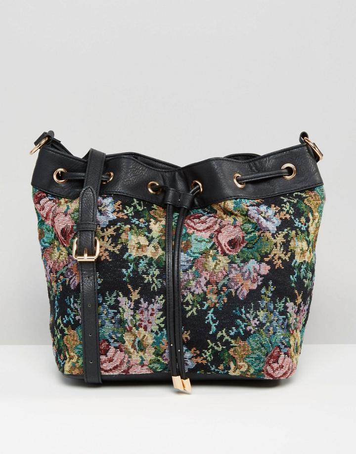 Asos Tapestry Duffle Bag - Multi
