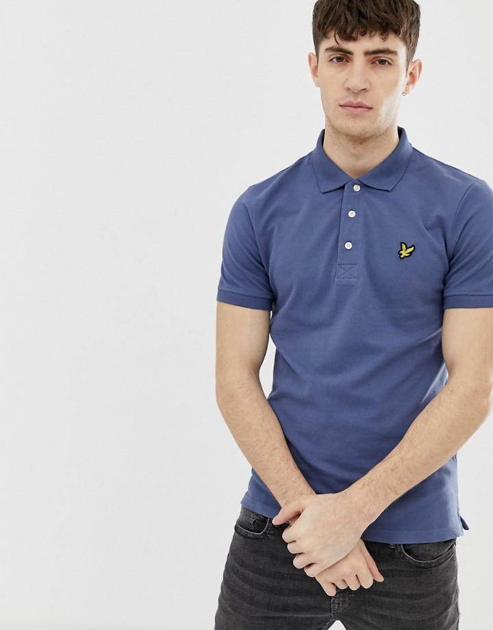 Lyle & Scott Plain Polo Shirt - Blue