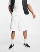 Asos Design Smart Bermuda Shorts In White