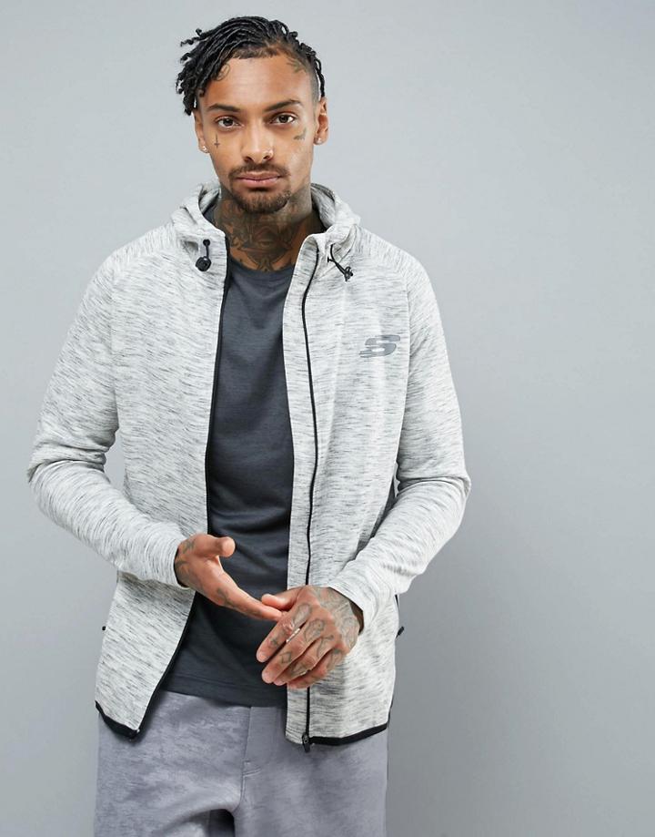 Skechers Zip Gym Hoodie - Gray