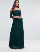 Coast Imi Lace Maxi Dress - Green