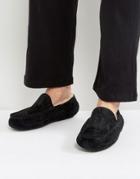 Ugg Ascot Suede Water Resistant Slippers - Black