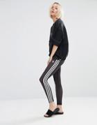 Adidas Originals Mesh Three Stripe Leggings - Black