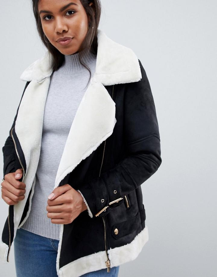 Bellfield Bonded Flight Jacket - Black