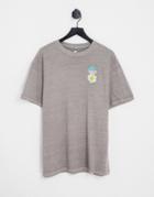 Nike Statement Have A Nike Day Oversized Back Graphic Print T-shirt In Gray