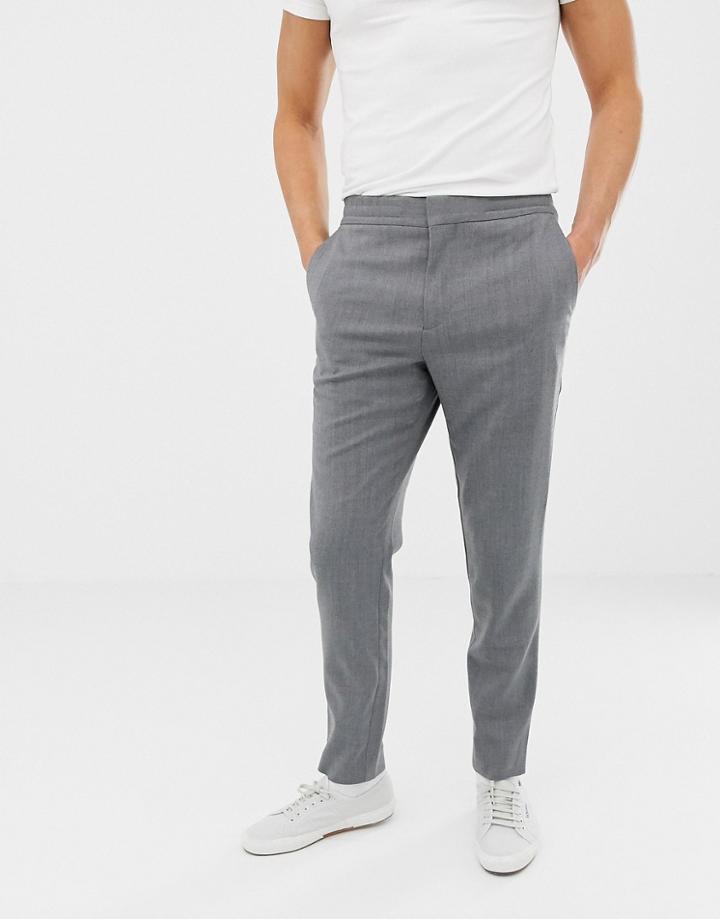 J.lindeberg Sasha Quadrat Tailored Joggers In Gray - Gray