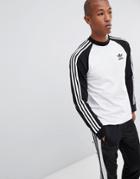 Adidas Originals Long Sleeve Top In White Dh5793 - White