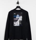 The North Face Collage Long Sleeve T-shirt In Black Exclusive At Asos