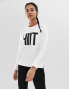 Hiit Logo Sweatshirt In White - White