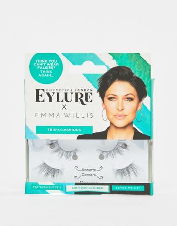 Eylure X Emma Willis Trix-a-lashious False Eyelashes - Black