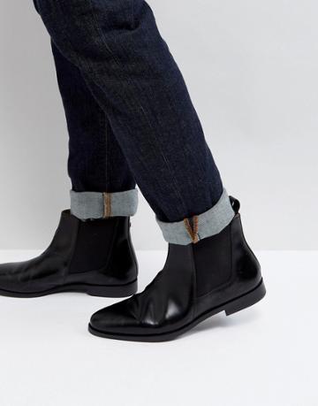 Farah Theodore Hi Shine Chelsea Boots - Black