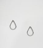 Kingsley Ryan Sterling Silver Teardrop Stud Earrings - Silver