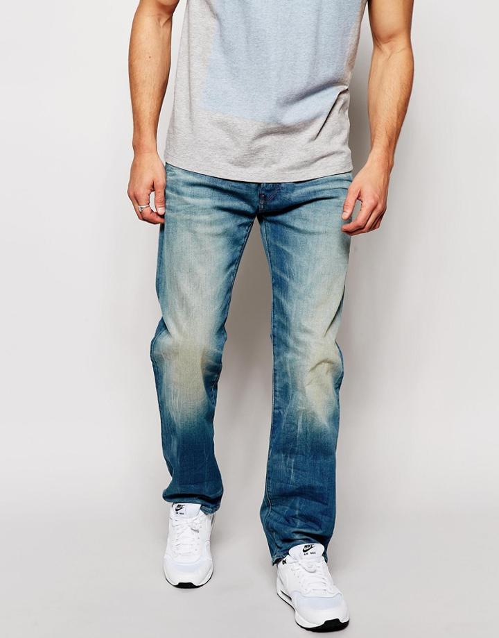 G-star Jeans 3301 Loose Fit Cyclo Stretch Light Aged - Blue