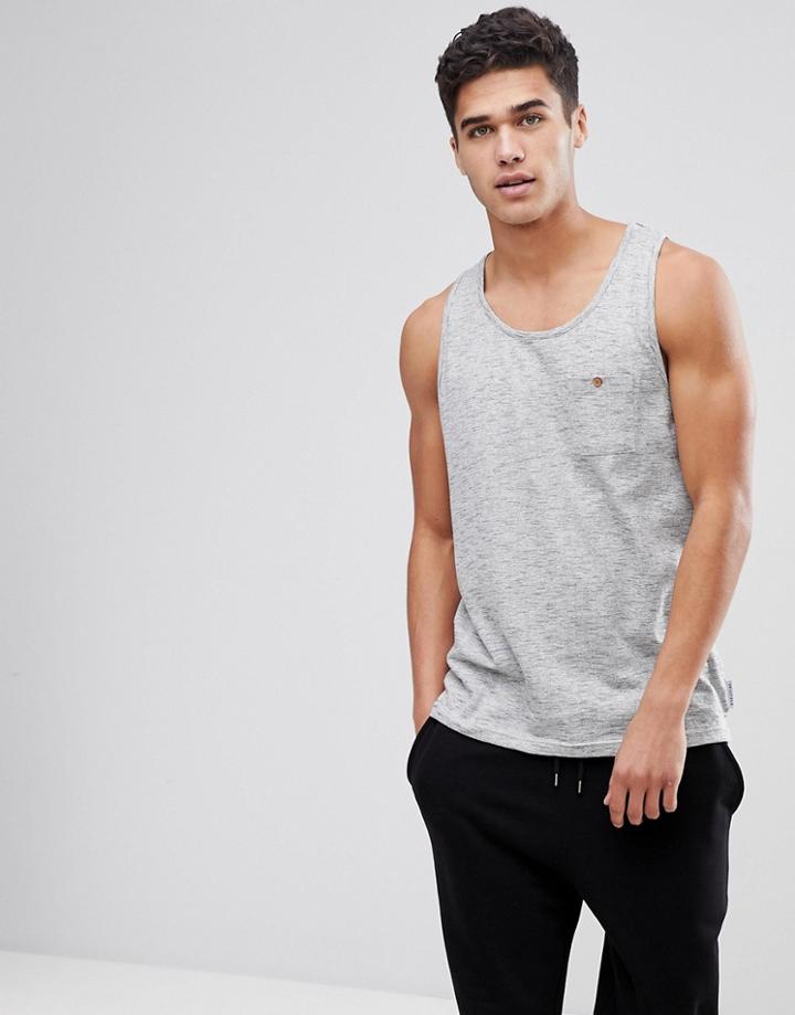 Bellfield Jacquard Tank - Gray