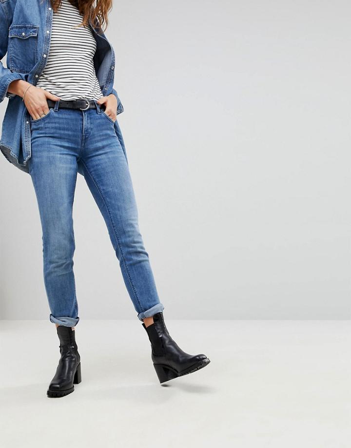 Lee Elly Straight Leg Jean - Blue