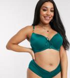 Dorina Curve Filao Recycled Polyester Padded Bikini Top In Green