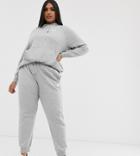 Nike Plus Gray Essentials Sweatpants-grey
