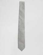 Noak Linen Blade Tie - Gray