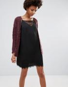 Ichi Lightweight Cardigan - Red