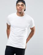New Look Muscle T-shirt In White - White