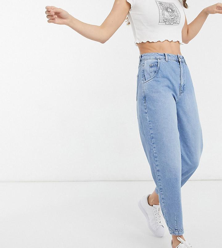 Reclaimed Vintage Inspired The New 84' Balloon Jean In Vintage Blue Wash-blues