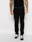 Asos Skinny Smart Joggers With Elasticated Waist - Black