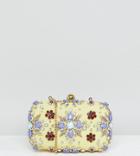 True Decadence Embellished Gem Box Clutch Bag - Multi