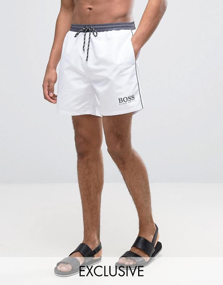 Boss By Hugo Boss Star Fish Swim Short Exclusive White - White