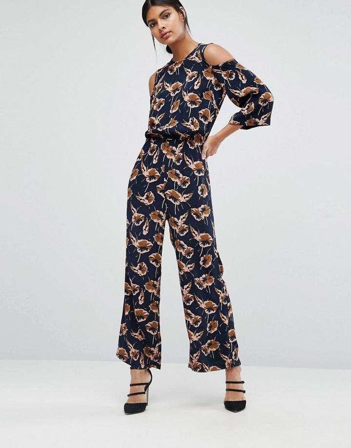 Y.a.s Cold Shoulder Jumpsuit - Multi