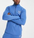 Vai21 Active Tennis Half Zip Top In Navy - Part Of A Set