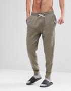 Abercrombie & Fitch Lounge Cuffed Joggers In Heather Olive - Green