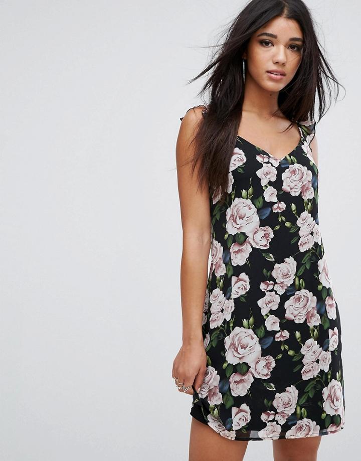 Lipsy Floral Print Cami Dress-multi