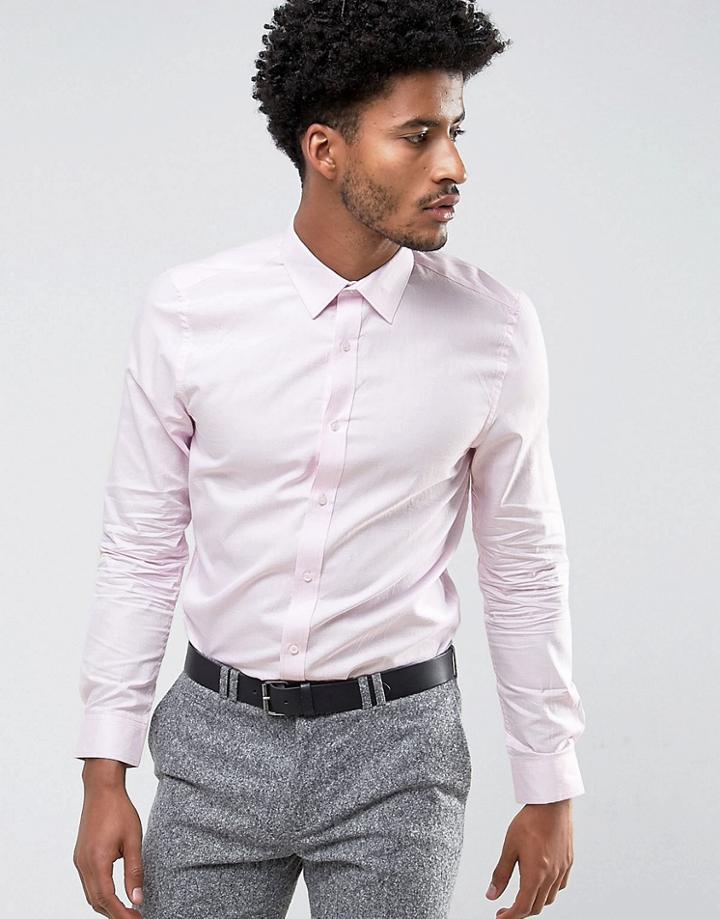 Ben Sherman Micro Dot Shirt - Pink