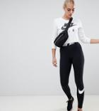Nike Black High Waist Logo Leggings