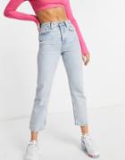 Topshop Jean In Bleach-blues