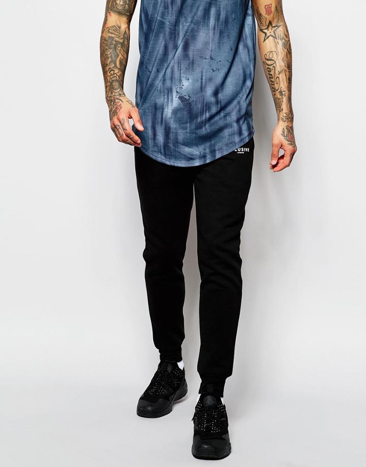 Illusive London Skinny Joggers - Black