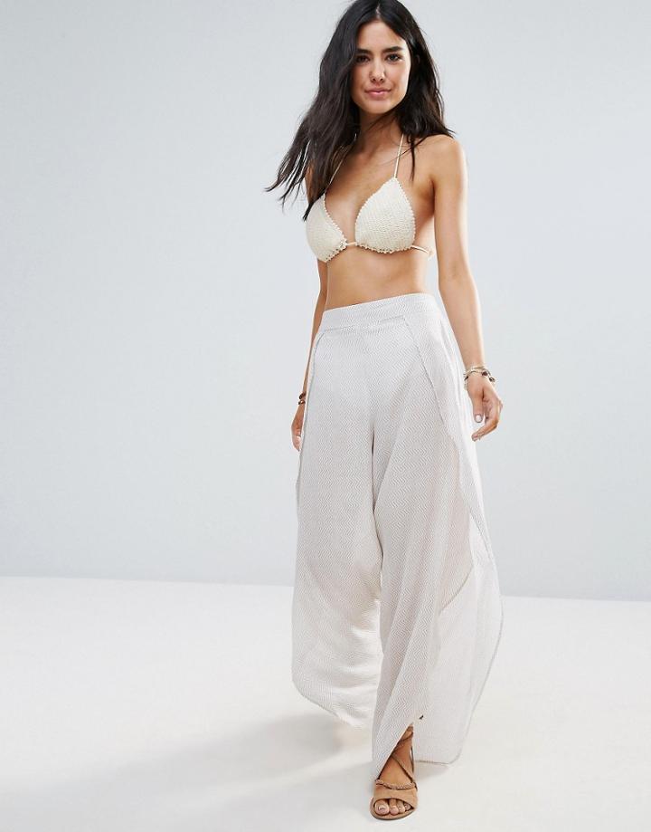 Akasa Split Leg Beach Pant - Multi